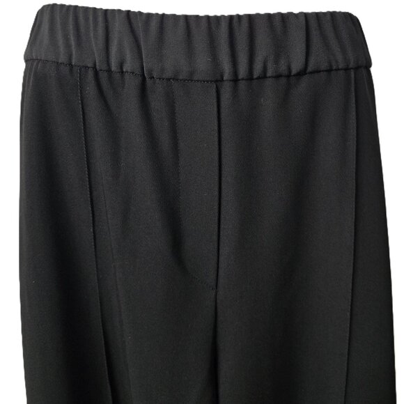 ME+EM Side Stripe Track Pant 14 US 18 UK Wide Leg Trouser Black Zip Pockets NEW - Picture 13 of 15